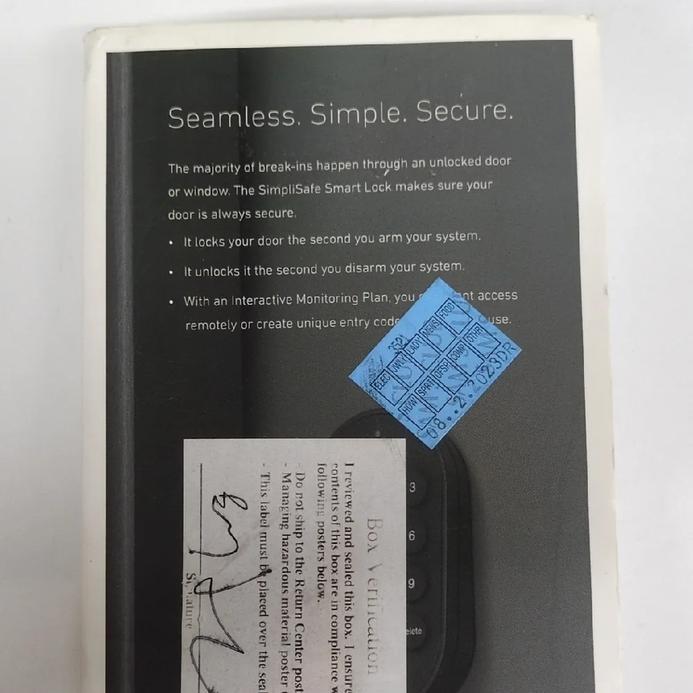 SimpliSafe Charcoal Security Lock - Picture 3 of 4